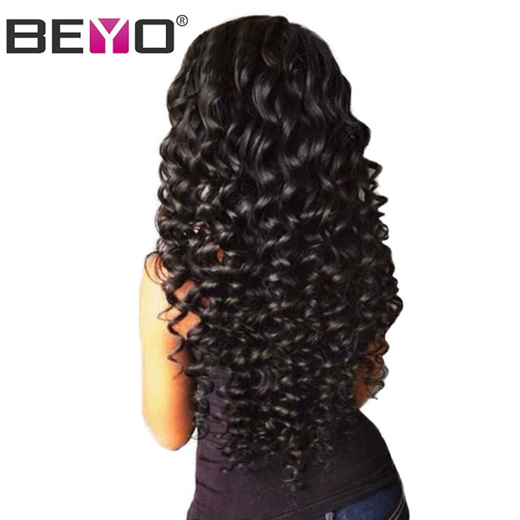 Deep Wave Brazilian Hair 100% Human Hair Weave Bundles Natural 10-28 Inch 1 Piece