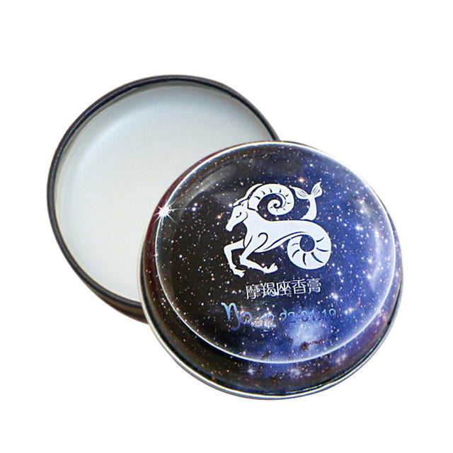 HOT 12 Signs Constellation Zodiac Perfumes Magic Solid Perfume Deodorant