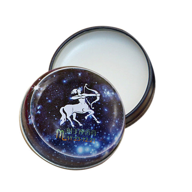 HOT 12 Signs Constellation Zodiac Perfumes Magic Solid Perfume Deodorant