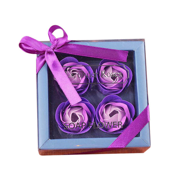 Rose Flower Scented Soap Flower with Box