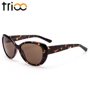 TRIOO Women Sunglasses Myopia Cat Eye Prescription Sun Glasses