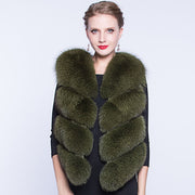 Female Genuine Fur Vest Coat High-grade Fashion New Winter Warm